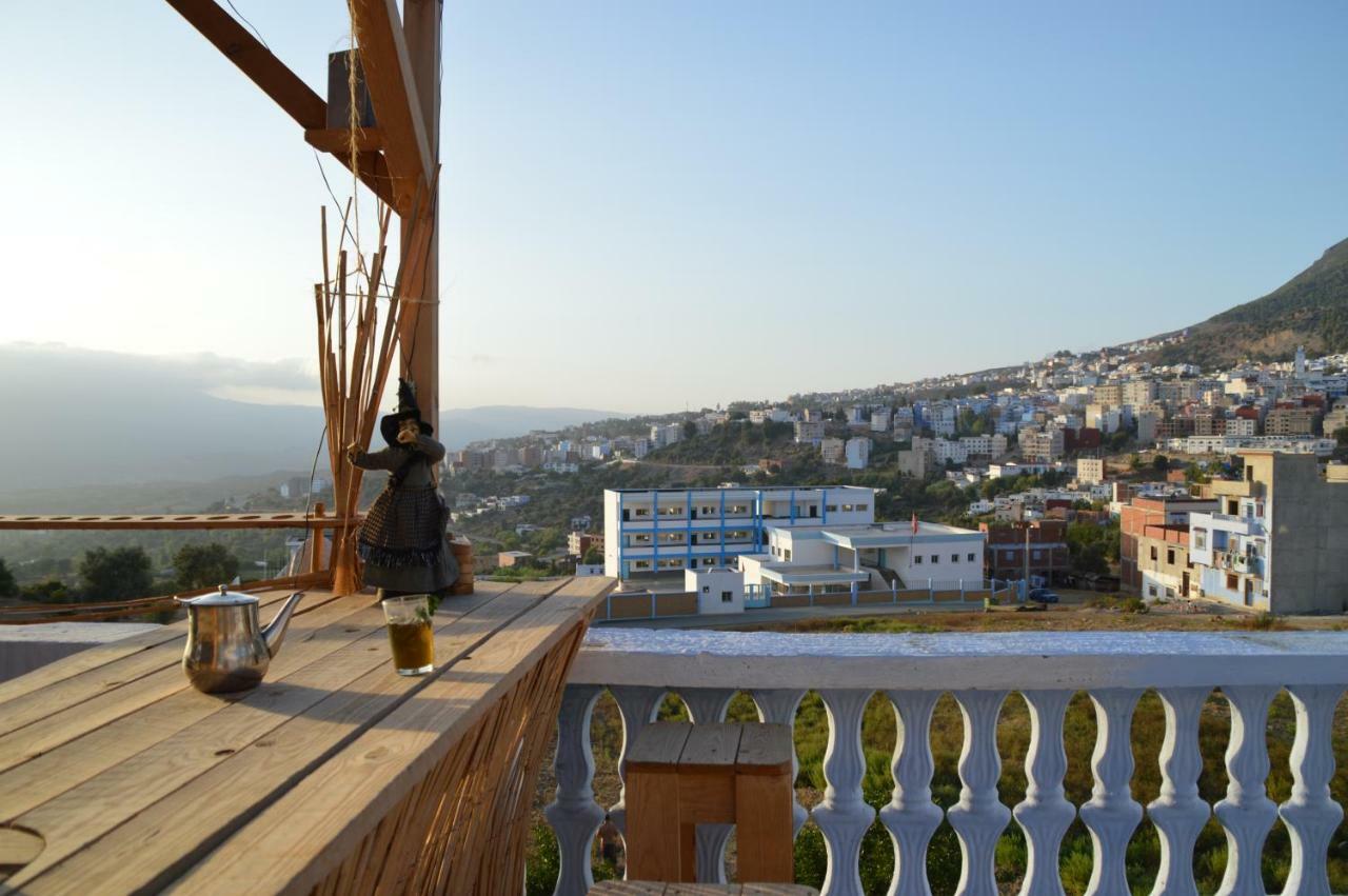 AliBaba Apartment Hostel Bamboo Rooftop Room Chefchaouen Exterior foto